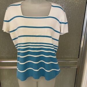 DressBarn Women's Short Sleeve Sweater , Large